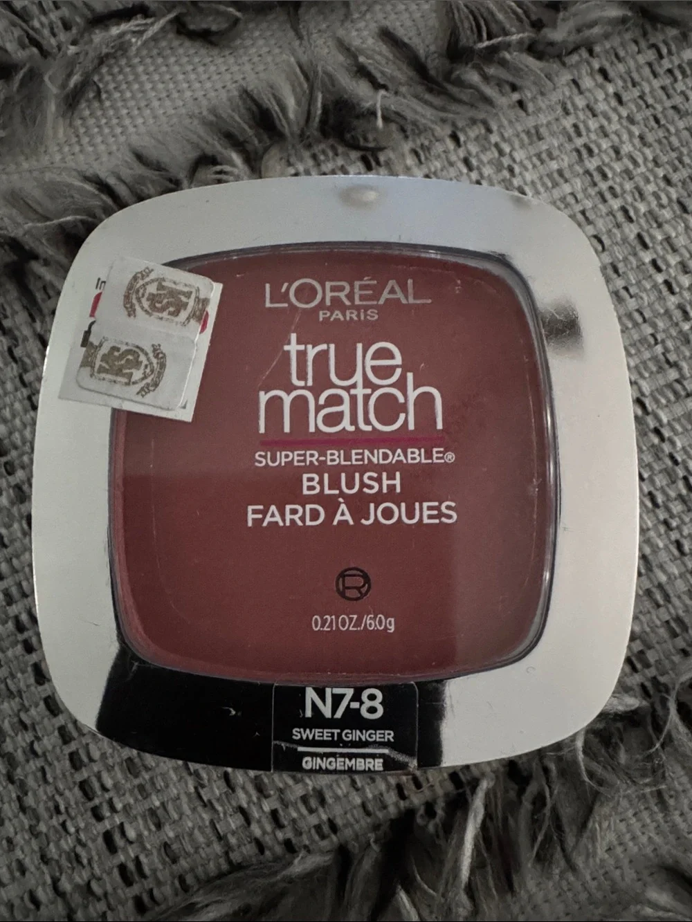 L'Oreal True Match Blush N7-8 Sweet Ginger - Warm Rose Brown